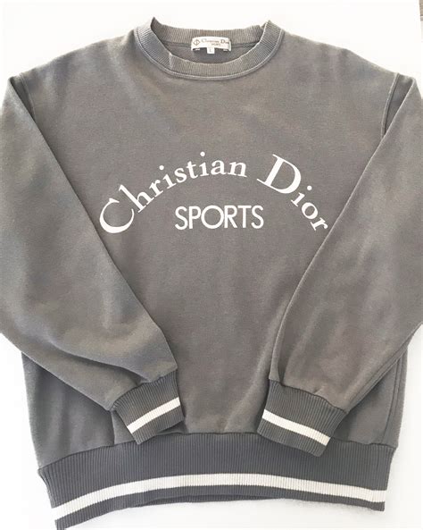 vintage christian dior sports sweatshirt|christian dior sweaters for men.